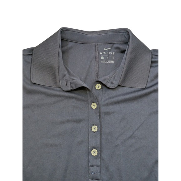 Nike Tops - Nike Dri-FIT Womens Golf‎ Polo Shirt Performance Activewear Large Blue NWT